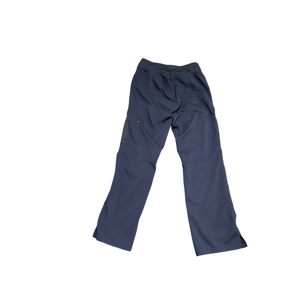 Healing Hands Purple Label Yoga Scrub Pants Navy Blue Cargo Medical XS - Picture 2 of 3